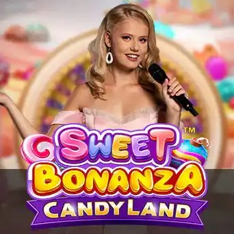 Official Live Dealer logo: Sweet Bonanza CandyLand by Pragmatic Play at SpinsofGlory Casino