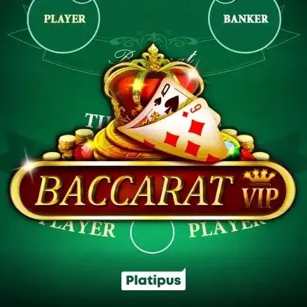 Baccarat VIP casino game by Platipus – featured logo at SpinsofGlory Casino