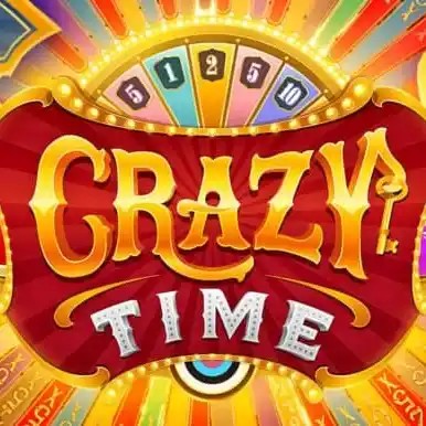 Crazy Time slot icon by Evolution, available at SpinsofGlory Casino