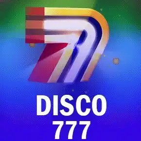 Official Crash Games logo: Disco 777 by OneXTwo Gaming at SpinsofGlory Casino