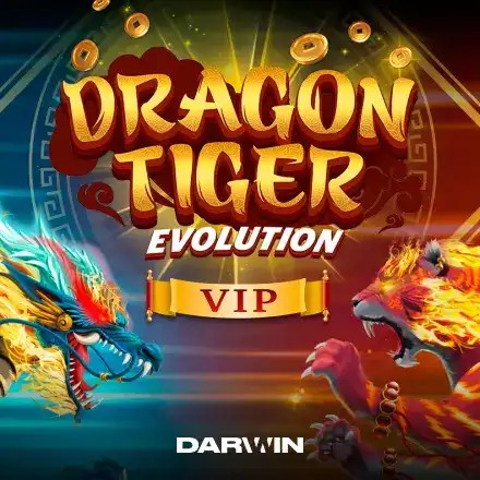 Official Table Games logo: Dragon Tiger Evolution VIP by Darwin Gaming at SpinsofGlory Casino