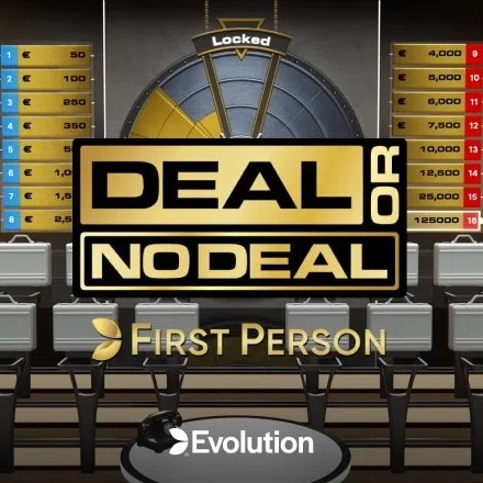 First Person Deal or No Deal logo by Evolution SpinsofGlory Casino