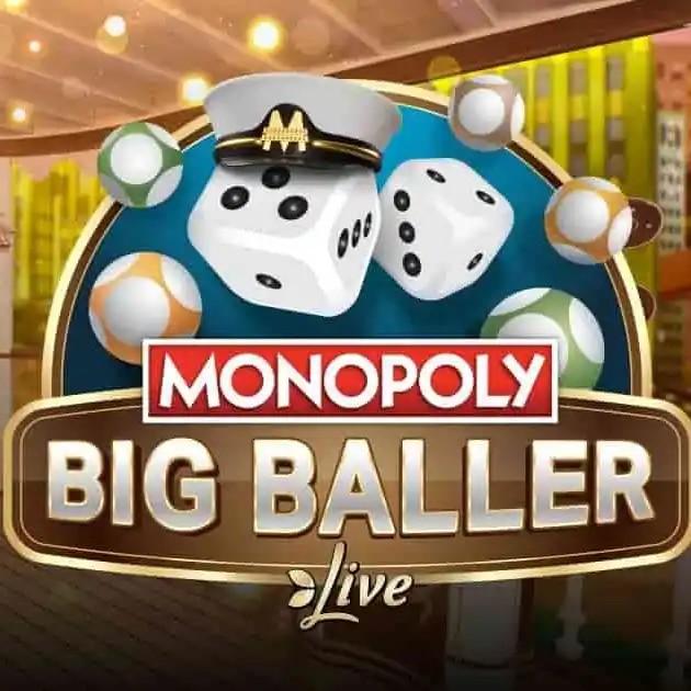 MONOPOLY Big Baller game by Evolution – logo hosted on SpinsofGlory Casino